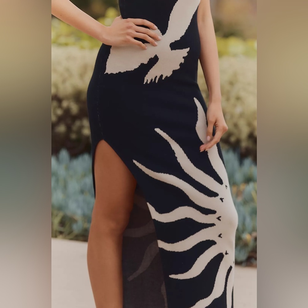 NWT! Anthropologie The Mesa Strapless Column Midi Dress by Celandine - 🪞 - Picture 2 of 10